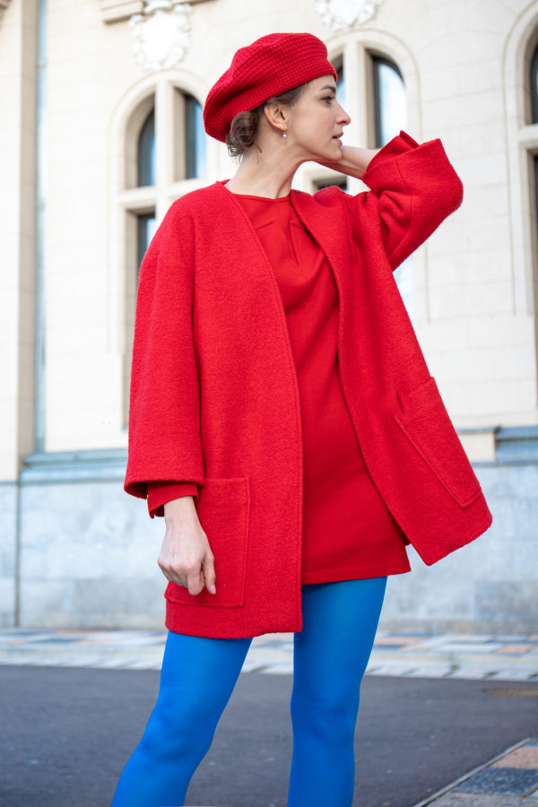 Jacheta Rouge Absolu din lana