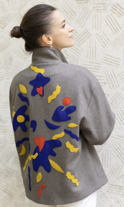 Jacheta din lana unicat